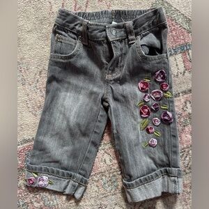 Vintage baby denim with embroidery